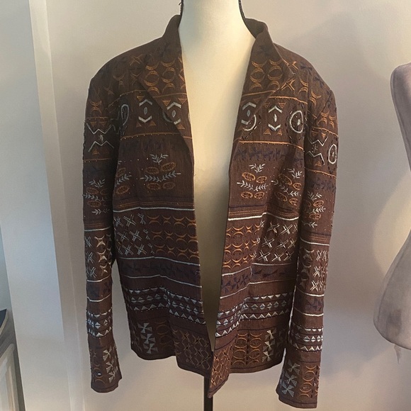 Coldwater Creek Jackets & Blazers - Coldwater Creek size 16 embellished jacket